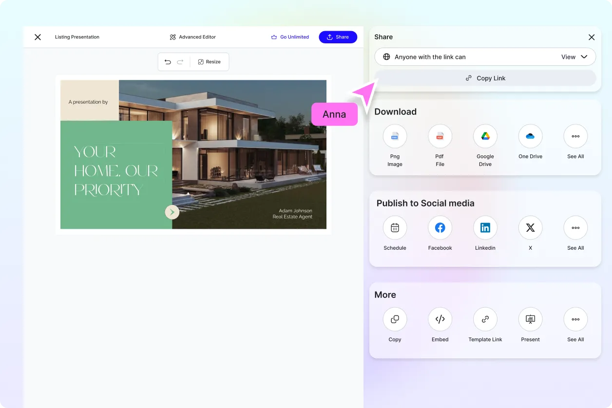 Free AI Listing Presentation Generator, Free Listing Presentation Maker Online